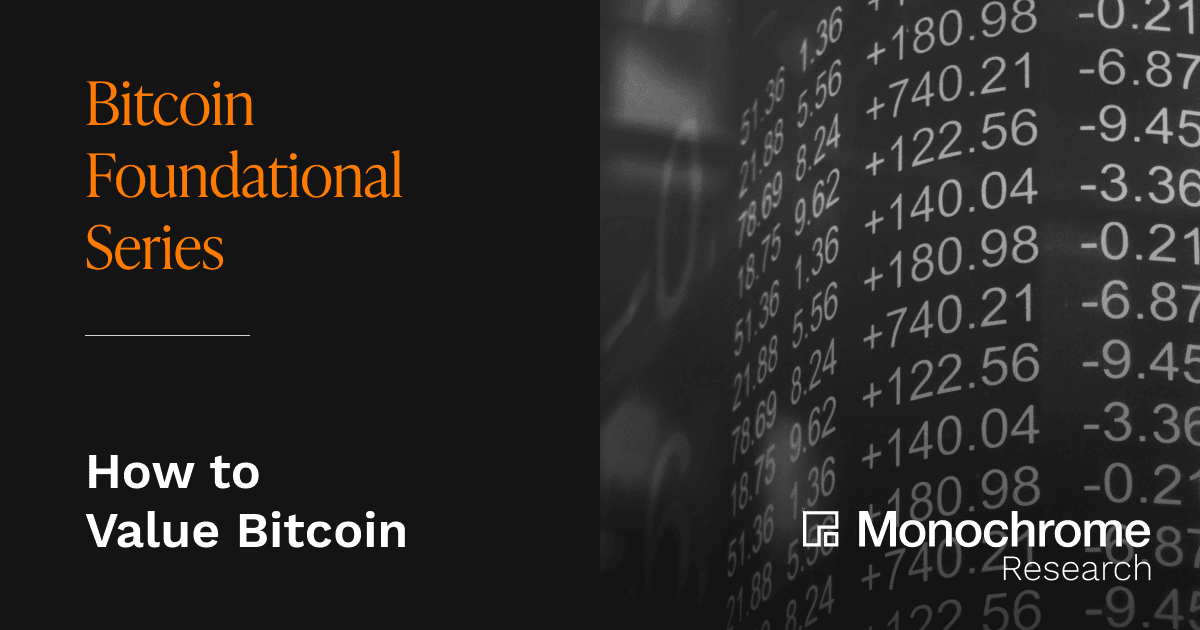 How to Value Bitcoin (2024 Update)