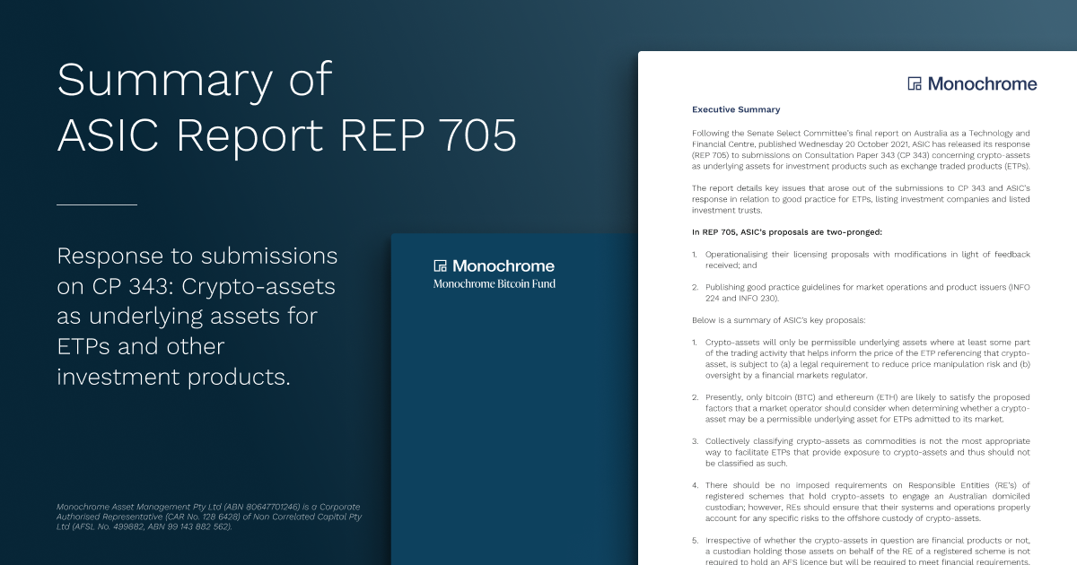 Summary of ASIC Report REP 705 – Response to submissions on CP 343
