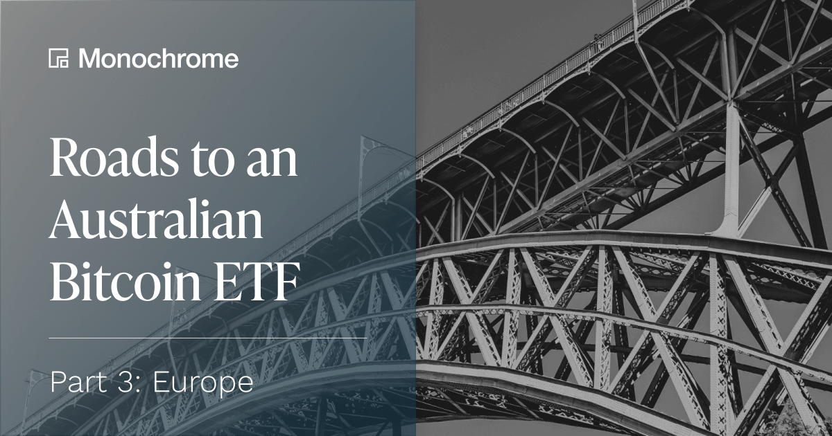 Roads to an Australian Bitcoin ETF - Part 3