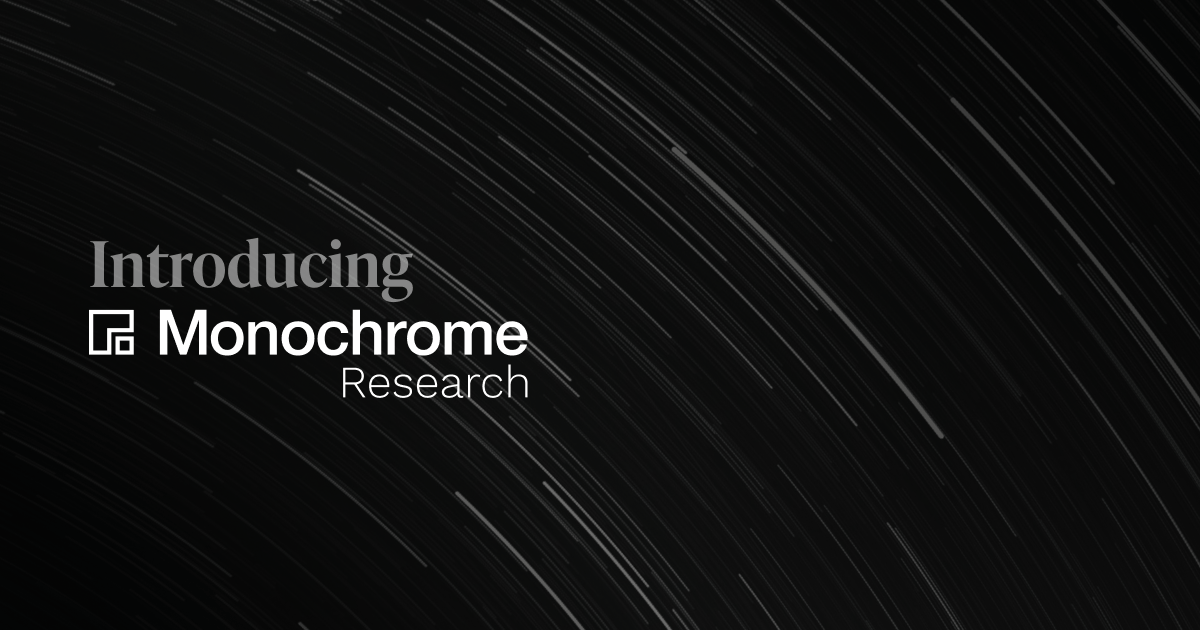 Monochrome Launches Specialist Digital Asset Research Division