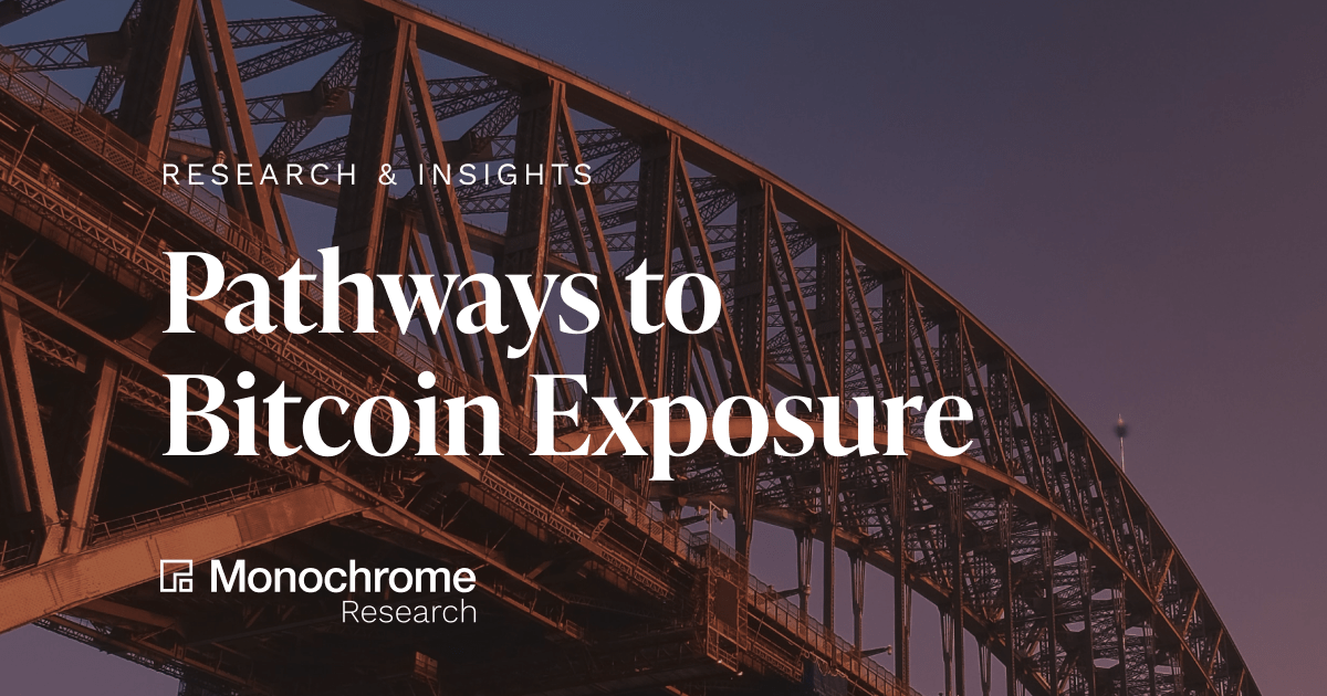 Pathways to Bitcoin Exposure